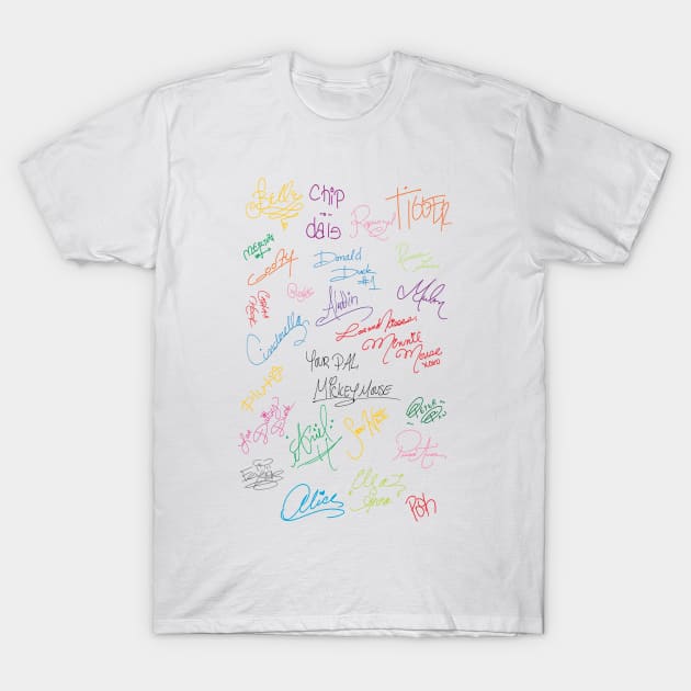 signatures T-Shirt by nomadearthdesign